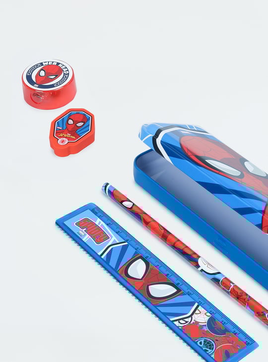 Kids Spider-Man Printed Pencil Box Gift Set