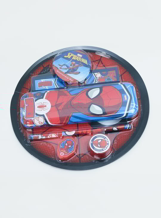 Kids Spider-Man Printed Pencil Box Gift Set