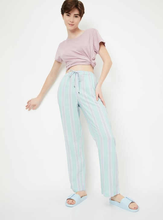 Women Striped Pyjamas