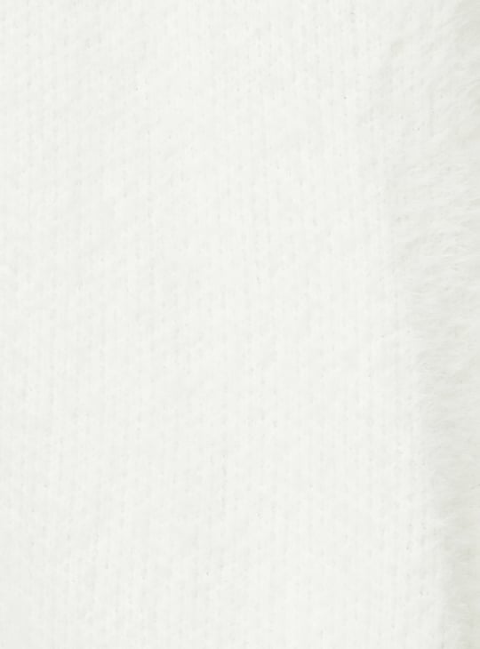 Women Knitted Open Front Cardigan