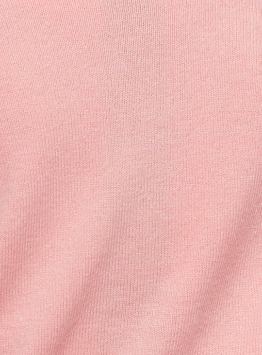 Women Knit Sweater with Button Details