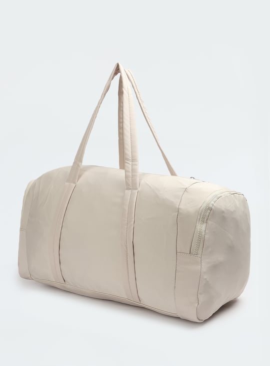 Women Solid Duffle Bag