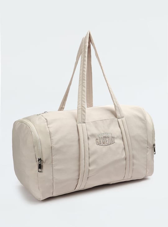 Women Solid Duffle Bag