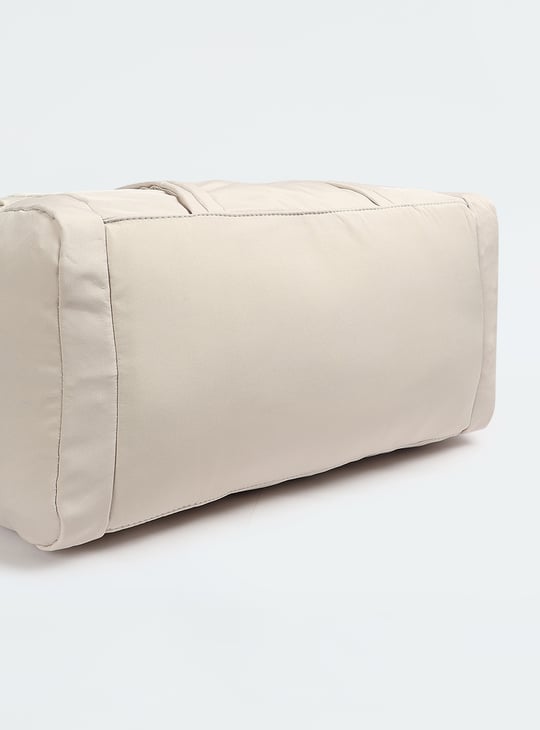 Women Solid Duffle Bag