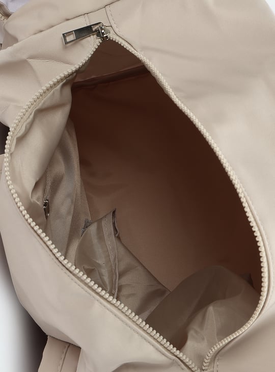 Women Solid Duffle Bag