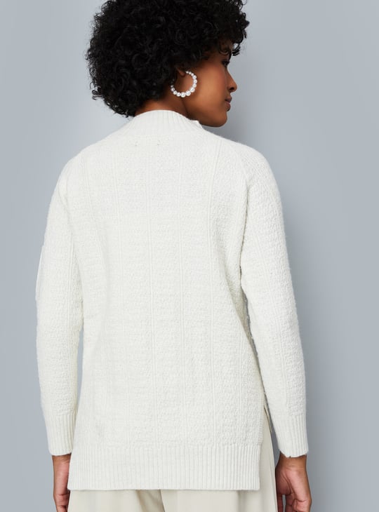 Women Pearl Embellished Sweater