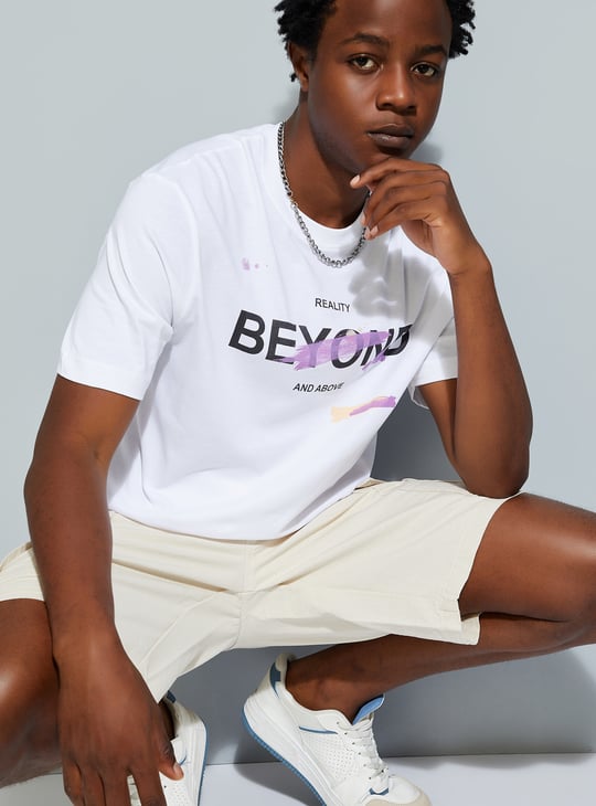 URB_N Men Graphic Printed T-shirt | White | Printed