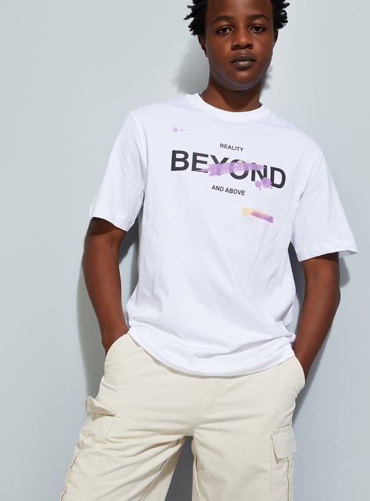 URB_N Men Graphic Printed T-shirt | White | Printed