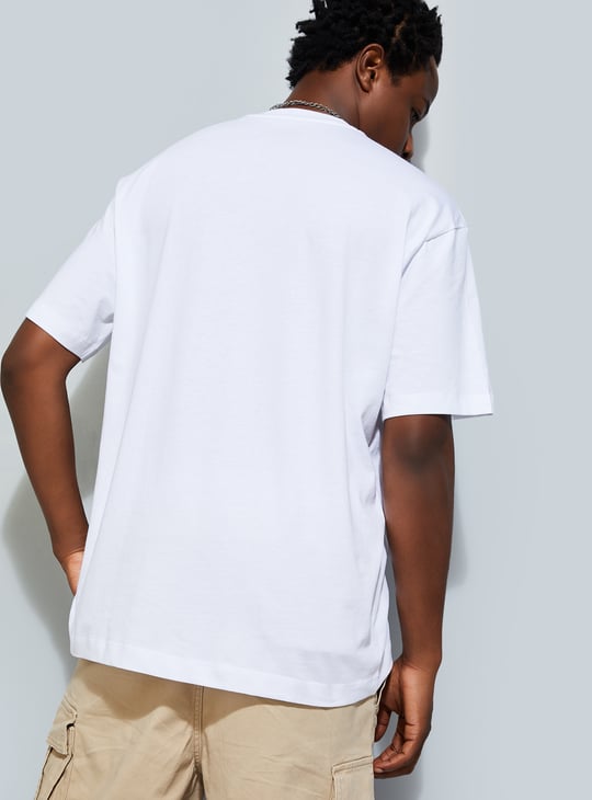 URB_N Men Relaxed Fit Solid T-shirt