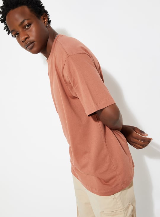 URB_N Men Relaxed Fit Solid T-shirt