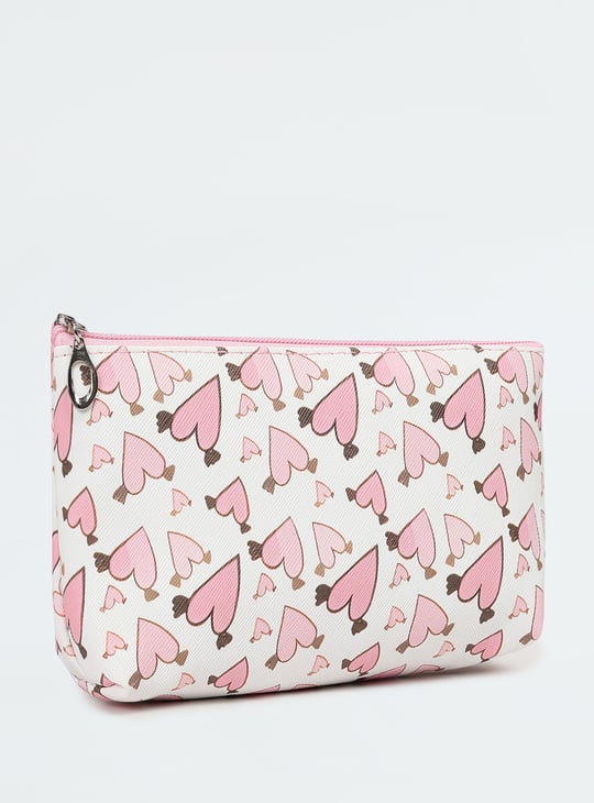 Women Printed Vanity Pouch - Pack of 3