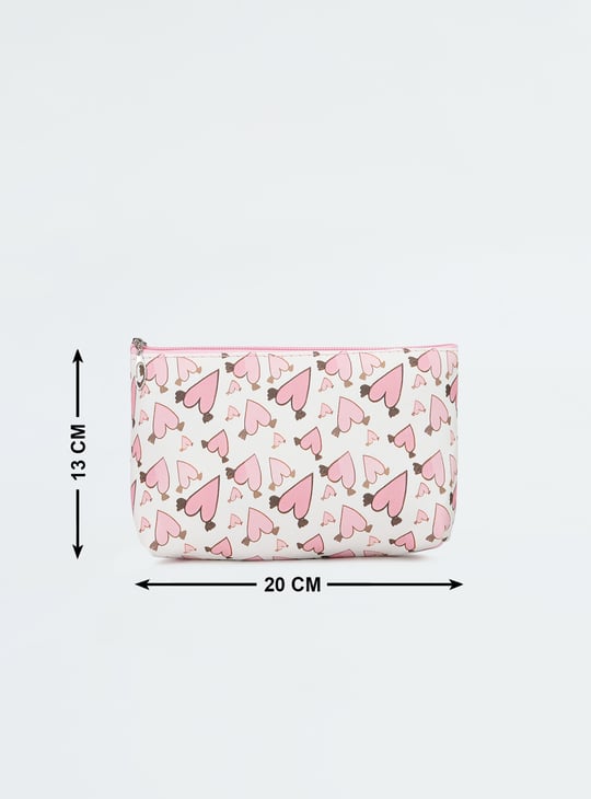 Women Printed Vanity Pouch - Pack of 3