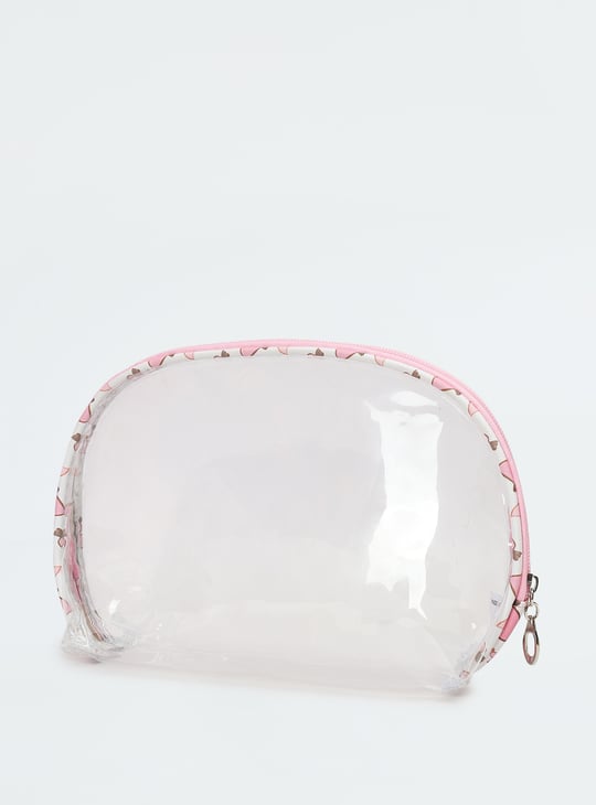 Women Printed Vanity Pouch - Pack of 3