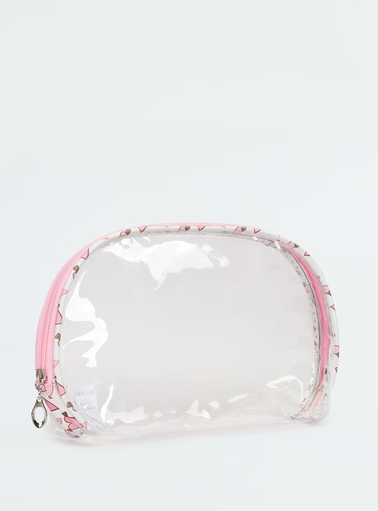 Women Printed Vanity Pouch - Pack of 3