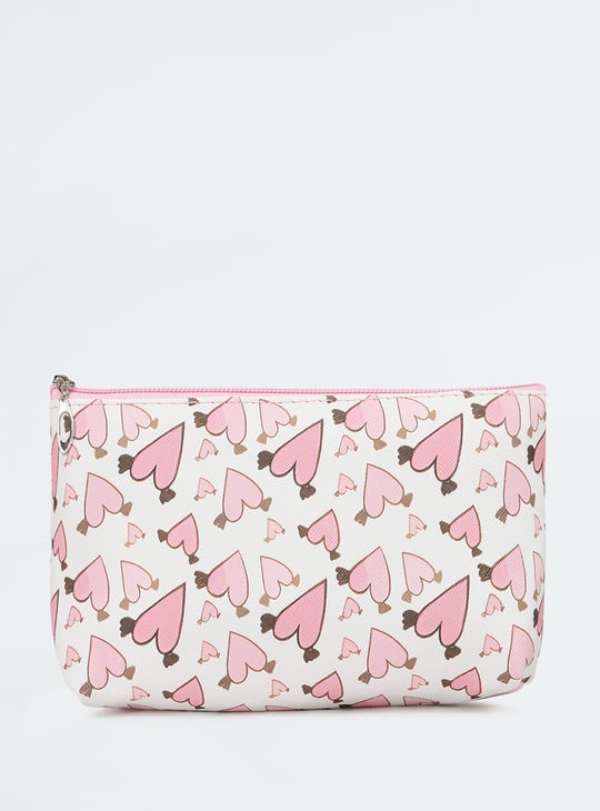 Women Printed Vanity Pouch - Pack of 3