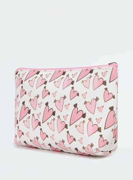 Women Printed Vanity Pouch - Pack of 3