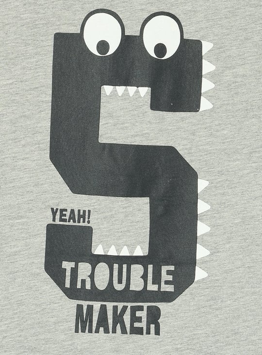 Boys Graphic Printed T-shirt - Pack of 5