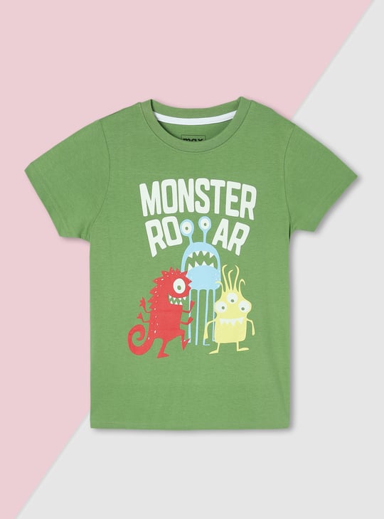 Boys Graphic Printed T-shirt - Pack of 5