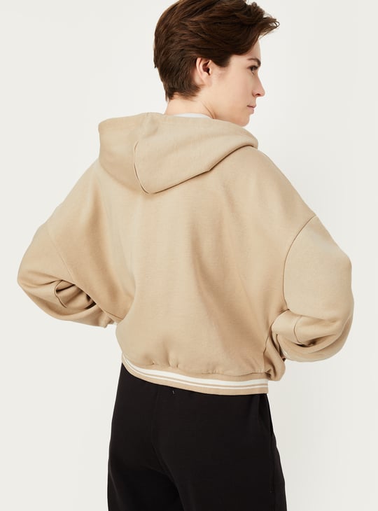 Women Embroidered Sports Sweatshirt