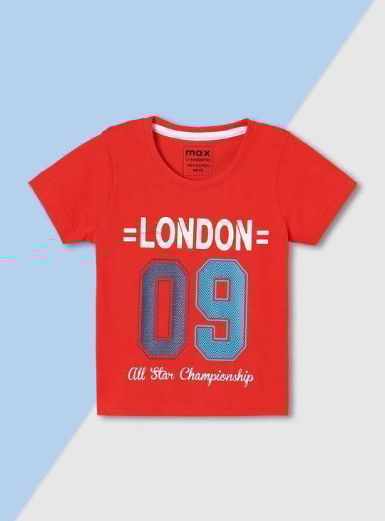 Boys Graphic Printed T-shirt - Pack of 5