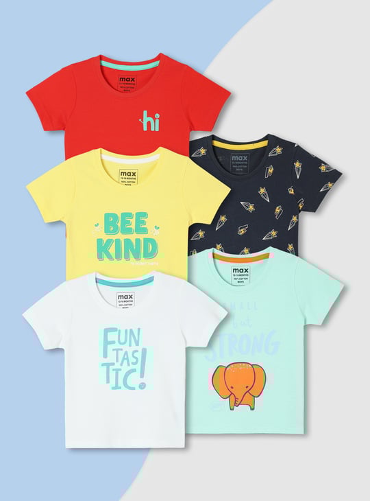 Boys Graphic Printed T-shirt Pack of