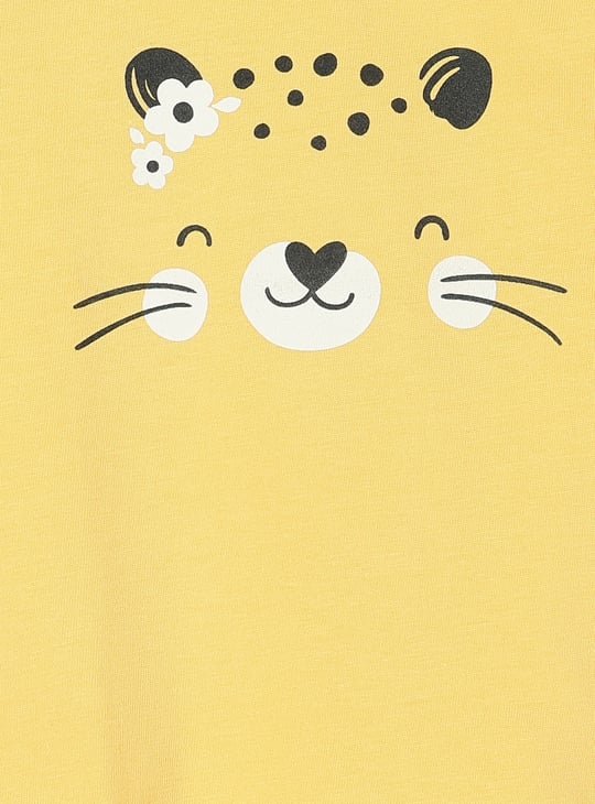 Girls Graphic Printed T-shirt - Pack of 5