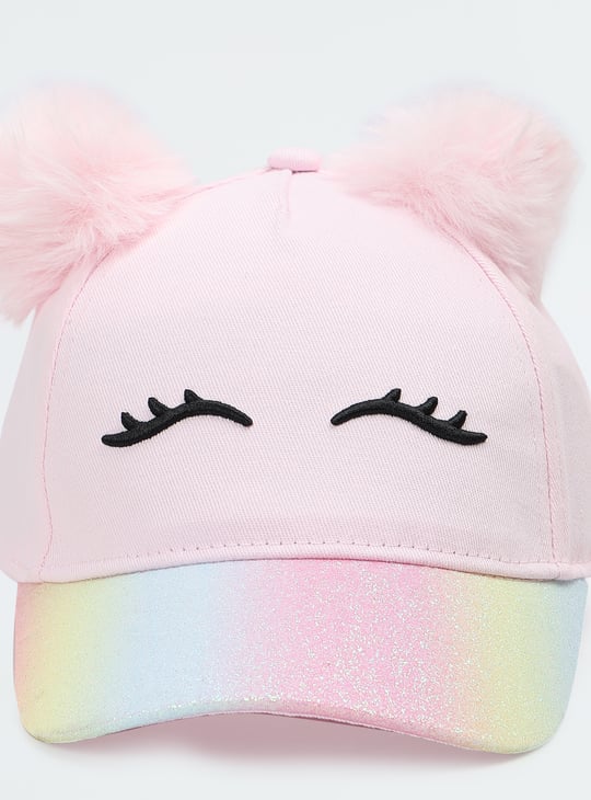 Girls Shimmery Baseball Cap