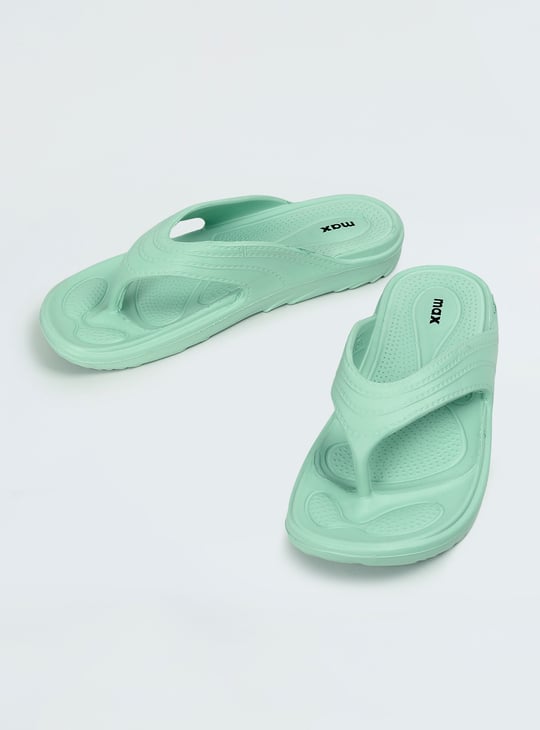 Women Moulded V-Strap Flip Flops