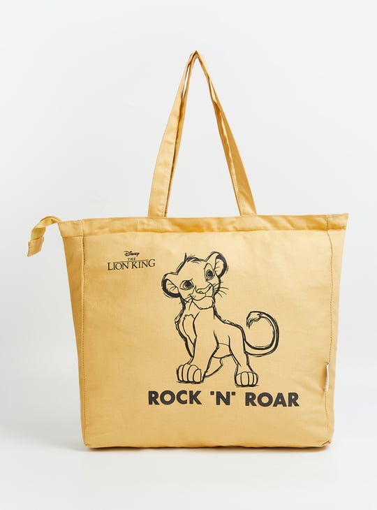 Women Lion King Print Shopper Bag