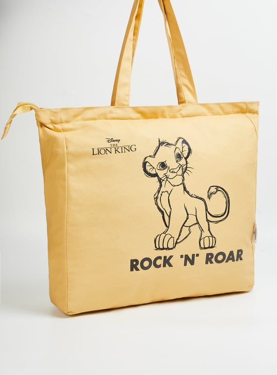 Women Lion King Print Shopper Bag