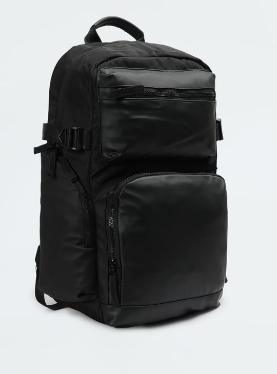 Men Solid Backpack