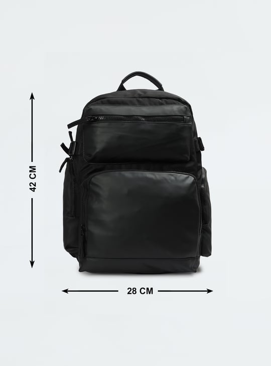 Men Solid Backpack