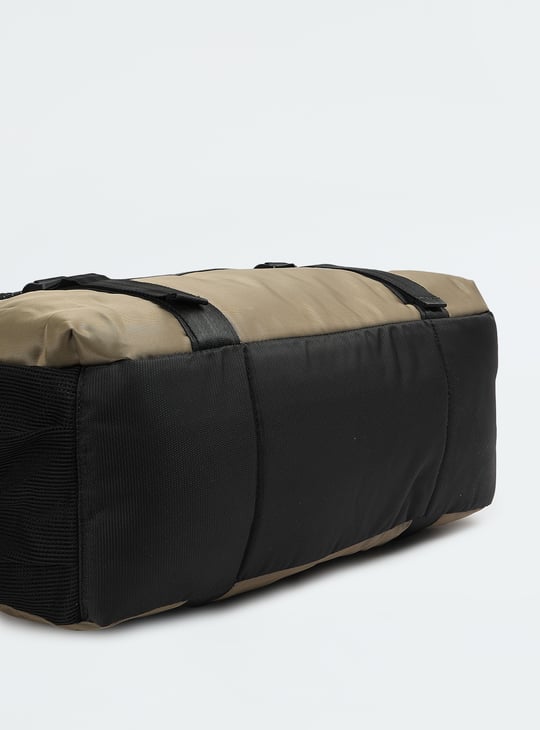 Men Solid Gym Duffle Bag