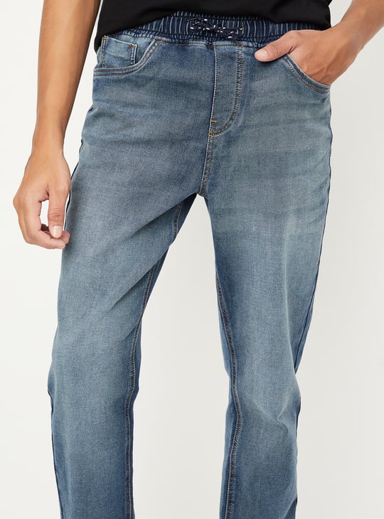Boys Relaxed Fit Washed Jeans