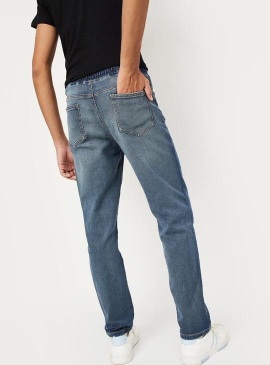Boys Relaxed Fit Washed Jeans