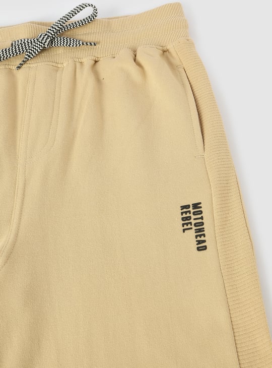 Boys Solid Knit Joggers