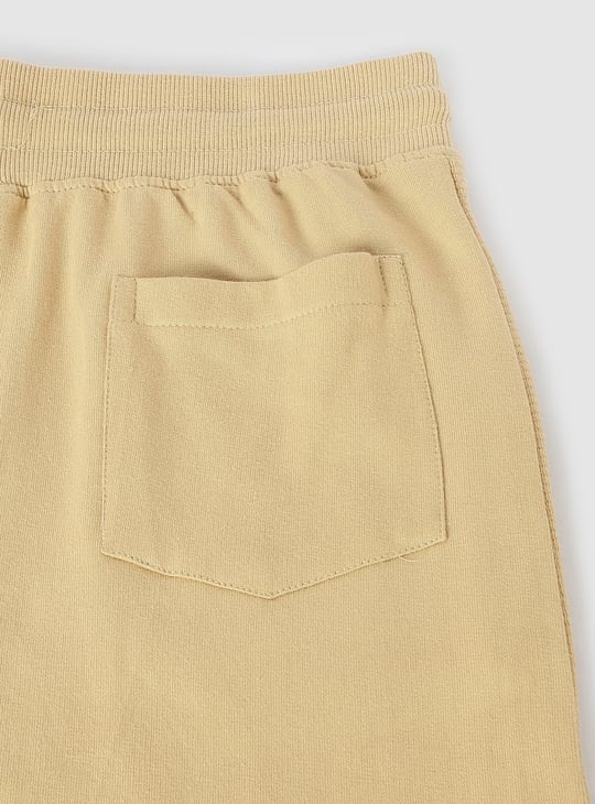 Boys Solid Knit Joggers