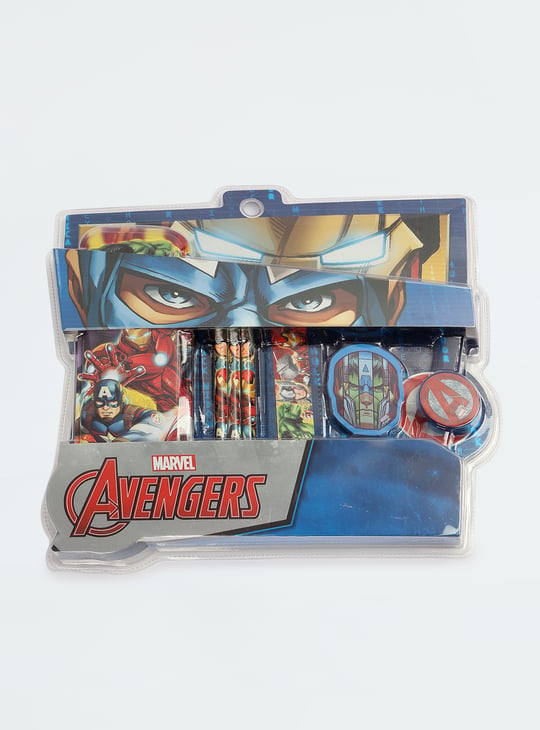 Kids Avengers Printed Pencil Box Gift Set