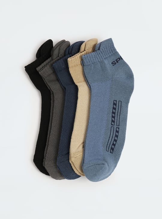 Men Assorted Ankle Length Socks - Pack of 5