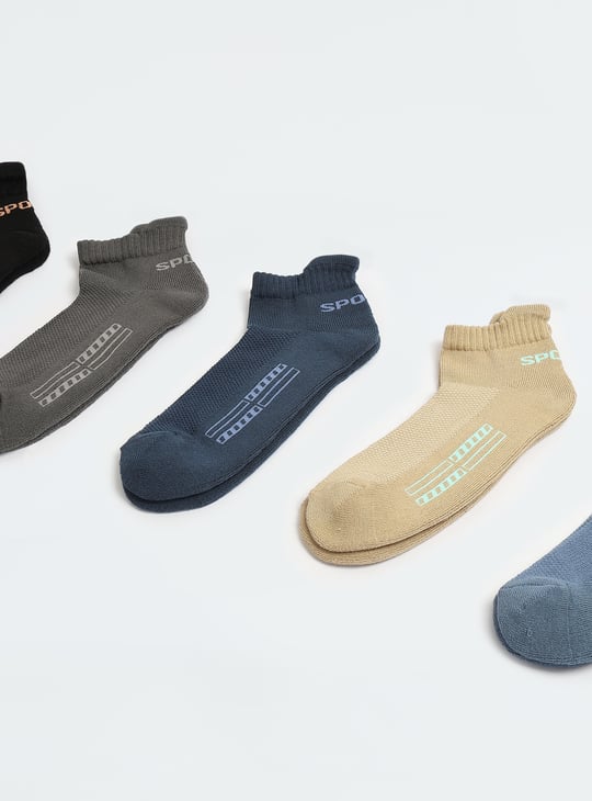 Men Assorted Ankle Length Socks - Pack of 5