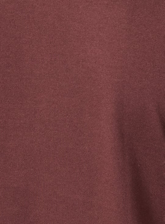 Men Colourblock Zip Polo T-shirt