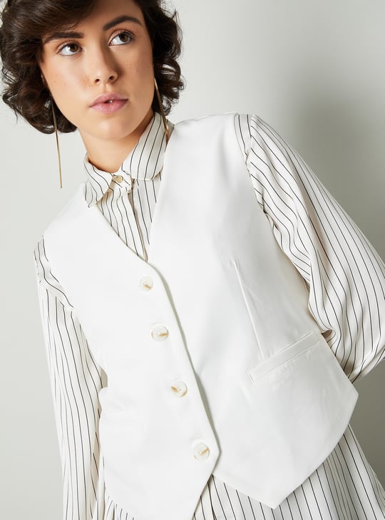 Women Solid Waistcoat