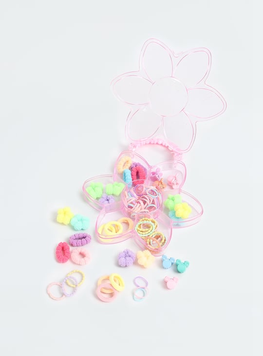 Girls Assorted Hair Accessories with Floral Box