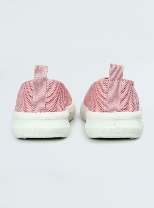 Girls Knit Slip-On Sports Shoes