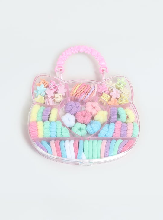 Girls Assorted Hair Accessories in Cat Box