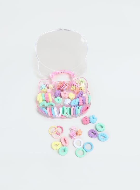 Girls Assorted Hair Accessories in Cat Box