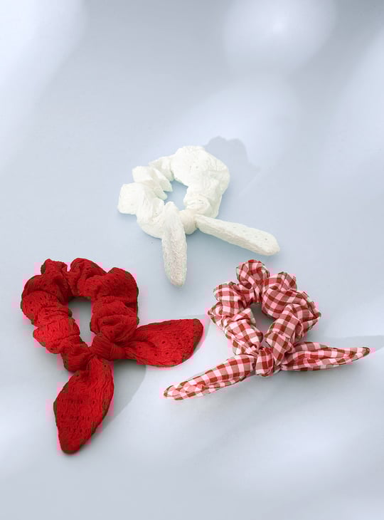 Women Assorted Hair Band with Knotted Detail - Pack of 3