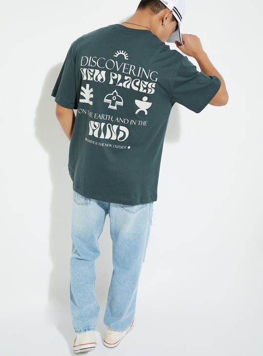 URB_N Men Back Printed T-shirt