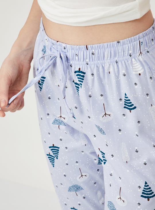 Women Christmas Printed Pyjamas