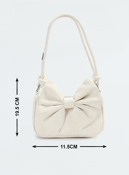 Girls Bow Detail Sling Bag